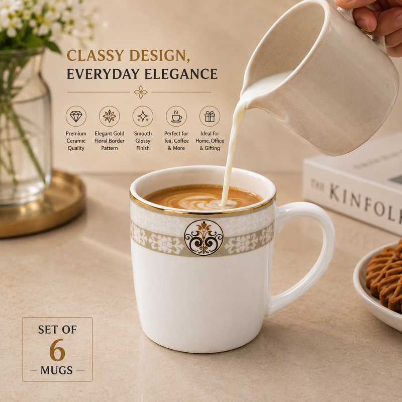 Royal Emblem Mug Set