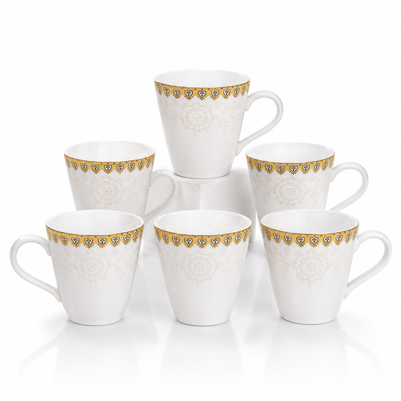 Ivory Heirloom Mug Set