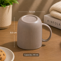Ceramic Mug 210 ml - matte grey