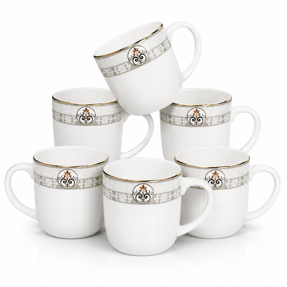 Royal Emblem Mug Set