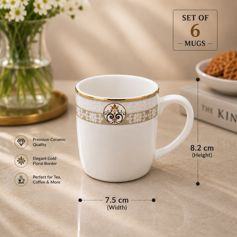 Royal Emblem Mug Set